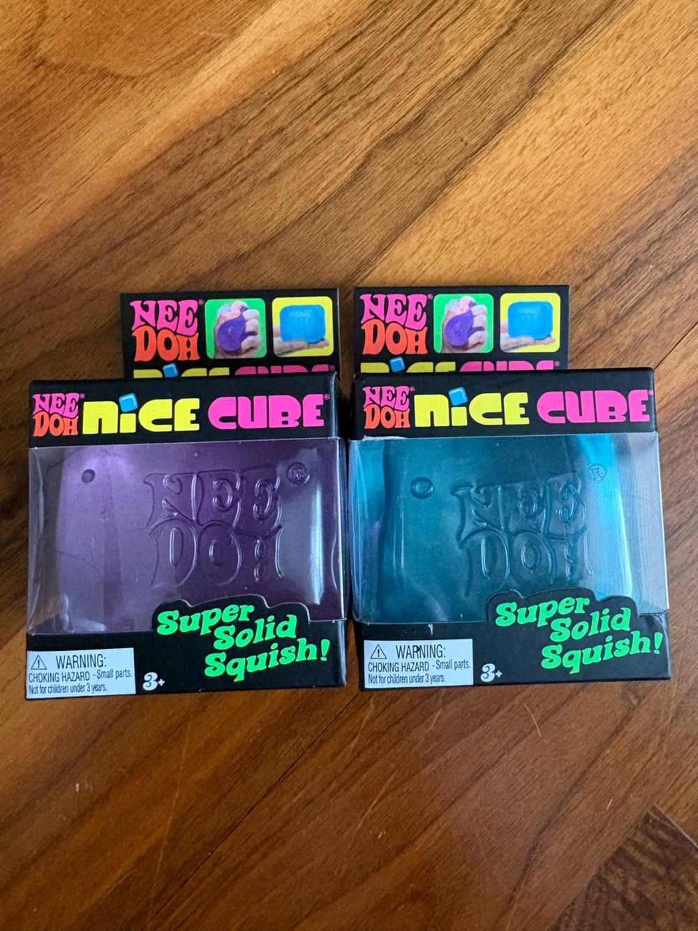NeeDoh Good Vibes Only BLUE Peace Squishy, NEW